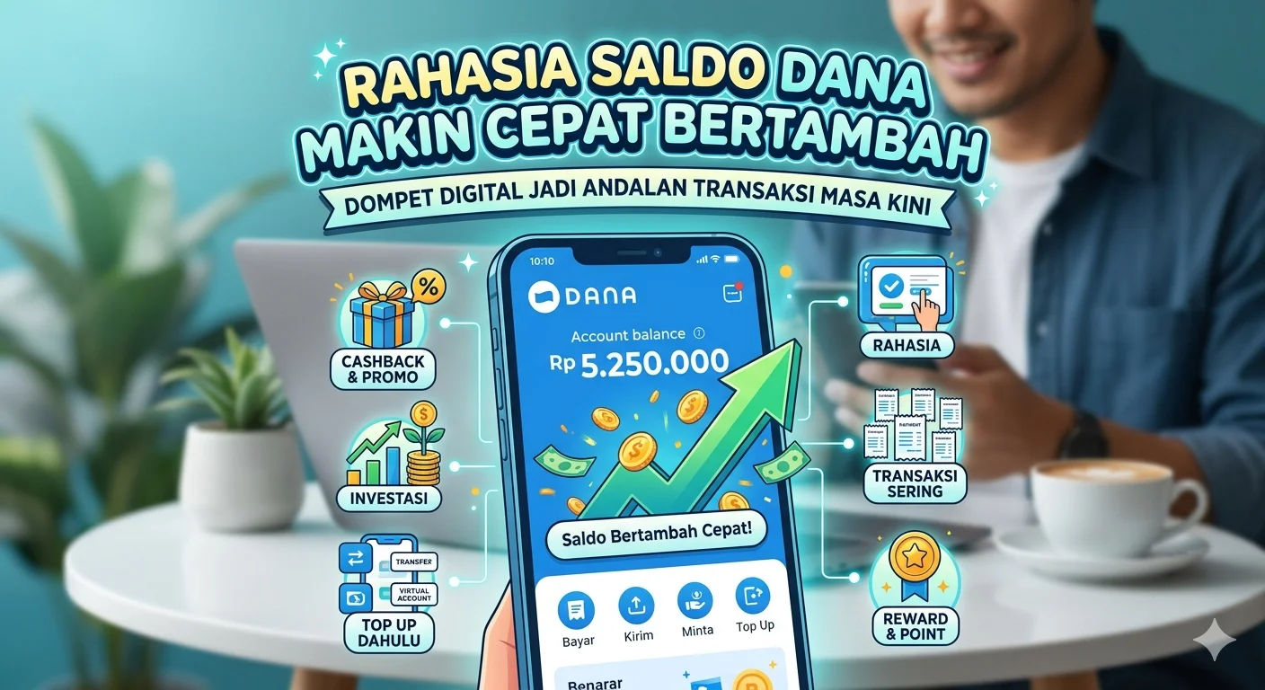 Rahasia Saldo DANA Makin Cepat Bertambah